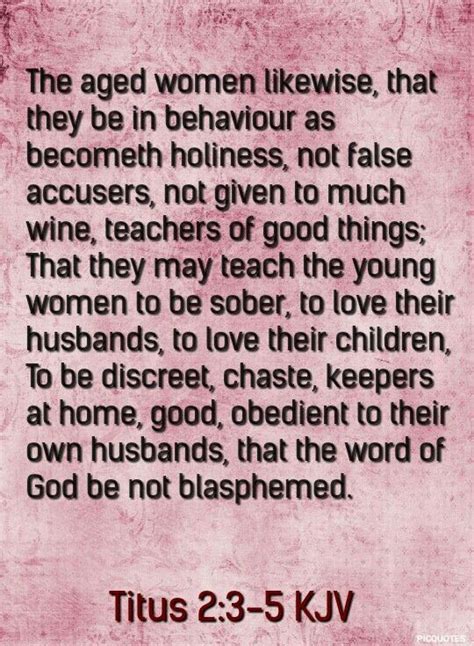 Are We Loving Our Children Kjv Christian Modesty Titus 2 Woman