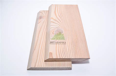 Брашированный планкен из лиственницы скошенный ВС 140x20x4000 по низкой ...