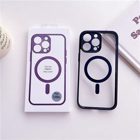 Buy Wholesale China Magnetic Wireless Charging Phone Case Transparent