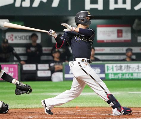 オリックス西川龍馬が6試合ぶりマルチ安打！9回の追加点に中嶋監督「本人もだいぶ喜んでた」― スポニチ Sponichi Annex 野球