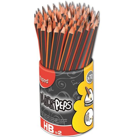 Lápis Grafite HB 2 Black Peps 72 unidades Maped