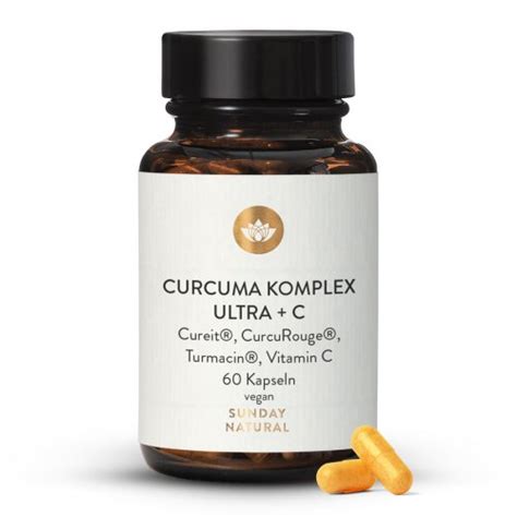 Complexe Base De Curcumine Ultra Vitamine C Fois Plus Bioactif