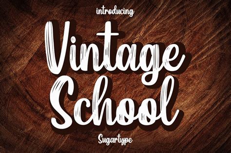 Vintage School Font