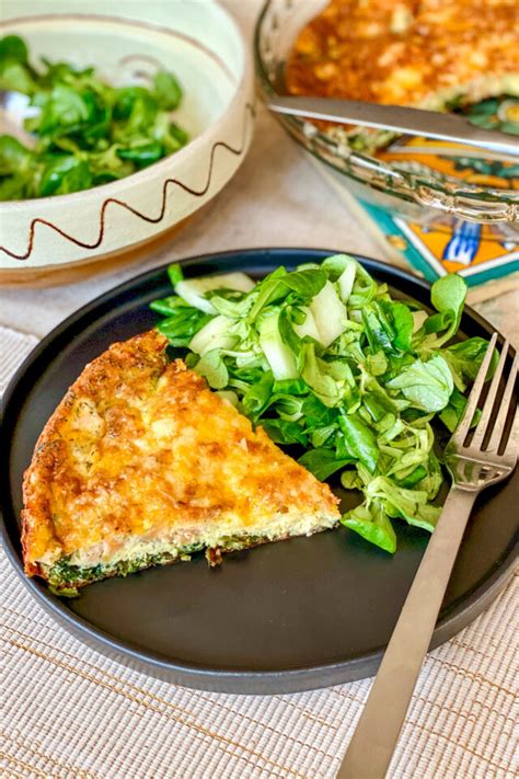 Smoked Salmon And Spinach Quiche The Bossy Kitchen