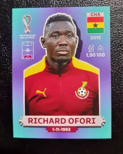 Figurita Mundial Qatar Azul Europea Richard Ofori En Venta En