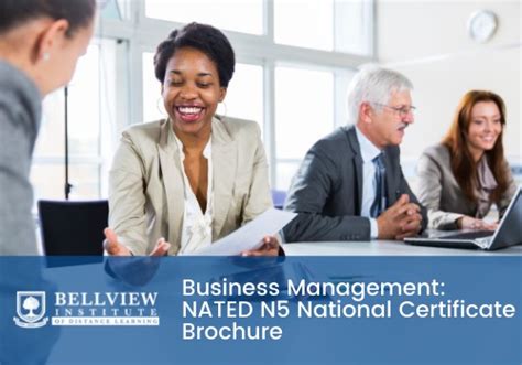 Business Management Nated N5 National Certificate Brochure