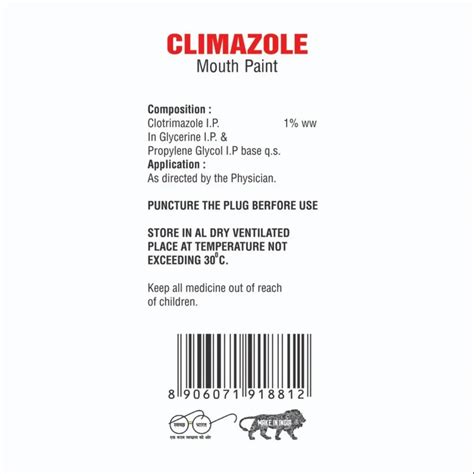 Clear Liquid Clotrimazole Mouth Paint 1 Bottle At Rs 99piece In New Delhi