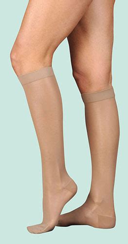 Juzo Naturally Sheer Knee High Stockings Therapy Stockings