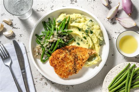 Escalope de dinde panée haricots verts Recette HelloFresh