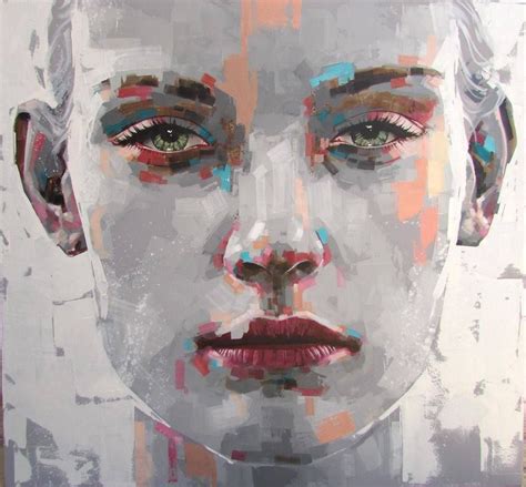 Jimmy Law 1970 Abstract Portrait Painter Art Abstract Portrait