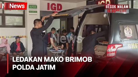 Korban Luka Ledakan Di Mako Brimob Polda Jatim Dilarikan Di Rs