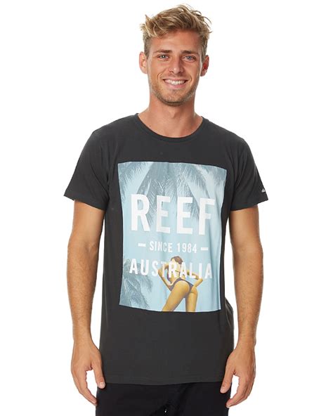 Reef Cali Mens Tee Vintage Black Surfstitch