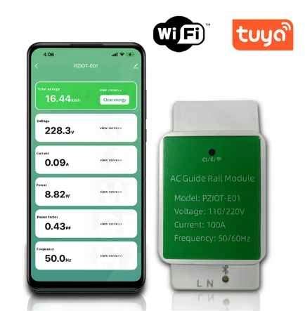 Licznik Energii Pr Du Mocy Tuya Smart Wifi Na Szyn Din Watomierz Smart