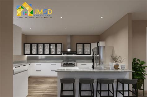 D Kitchen Rendering Design Visualization Philadelphia Pennsylvania By