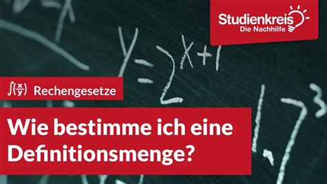 Wie Bestimme Ich Eine Definitionsmenge Mathe Verstehen Mit Dem