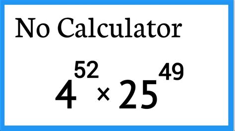 Calculator Not Allowed Nice Exponential Math Simplification Math