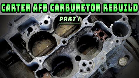 How To Rebuild Carter AFB Carburetor Part I - Caddy Daddy Presents