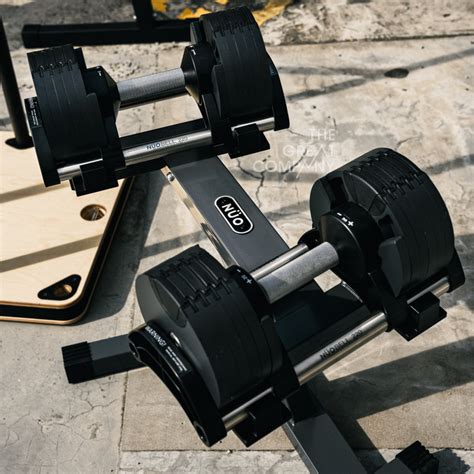 NÜobell 232 Smoke Grey 32kg Adjustable Dumbbells Limited Edition