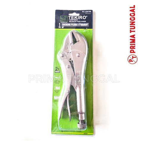 Jual Tang Buaya Lurus 10 Tekiro Locking Pliers Straight Tang Jepit