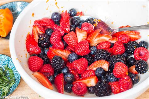 Fresh Mixed Berry Gazpacho Dessert Recipe Video Eat Simple Food