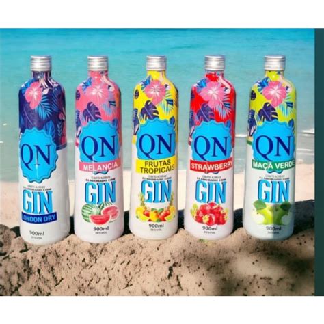 Gin Qn Diversos Sabores Ml Shopee Brasil