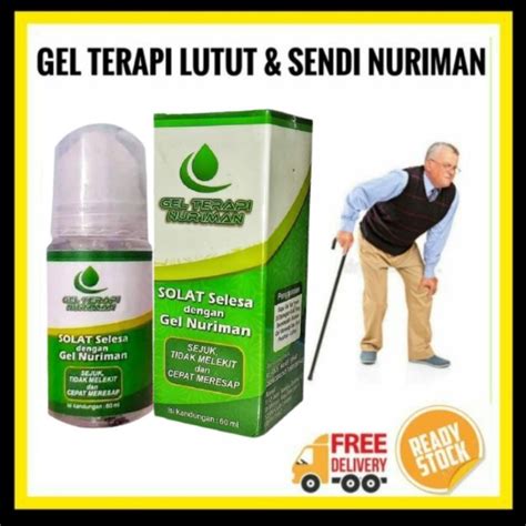 Gel Lutut Nuriman GEL TERAPI LUTUT DAN SENDI NURIMAN Ubat Gout