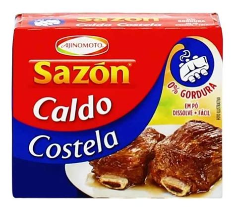 Tempero Sazón Caldo Em Pó Sabor Costela Ajinomoto 32 5g MercadoLivre