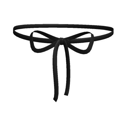 Dainty Ribbon Choker Black Roblox