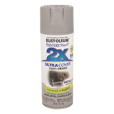 Rust Oleum Painters Touch 2x Ultra Cover Metallic Aluminium Paint