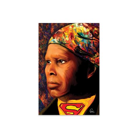 Winston Porter Harriet Tubman Superhero On Plastic Acrylic By Crixtover Edwin Print Wayfair