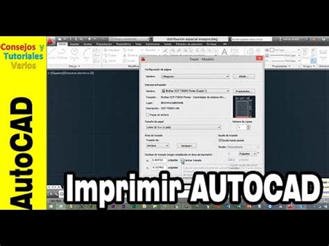 C Mo Imprimir En Autocad En Horizontal Youtube