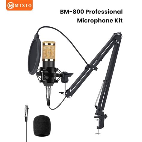 Jual Mixio Bm Original Full Paket Recording Microphone Condenser