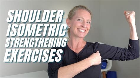 Isometric Shoulder Strengthening Exercises Follow Along Routine No