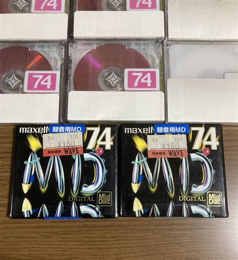 Yahoo オークション 新品 MD maxell twinkle color disc 7枚 MD 74 2