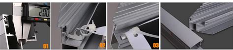 Mm Depth Aluminium Extrusion Profile Snap Fabric Frame For Outdoor