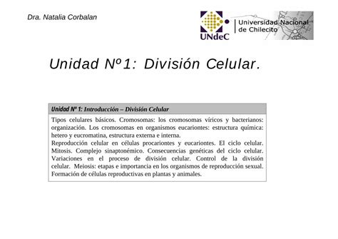 Pdf Unidad N Divisi N Celular Ecaths S Amazonaws