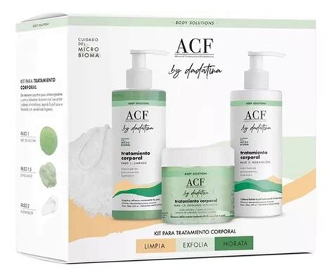 Kit Tratamiento Corporal Body Solutions Acf By Dadatina Acf By Dadatina