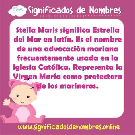 Significado de Stella Maris APODOS ORIGEN Y MÁS