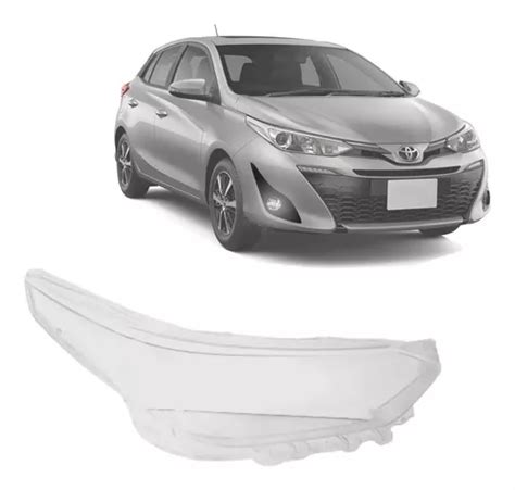 Lente Farol Toyota Yaris Sedan Hatch 2018 2019 2020 2021 Ld Frete grátis