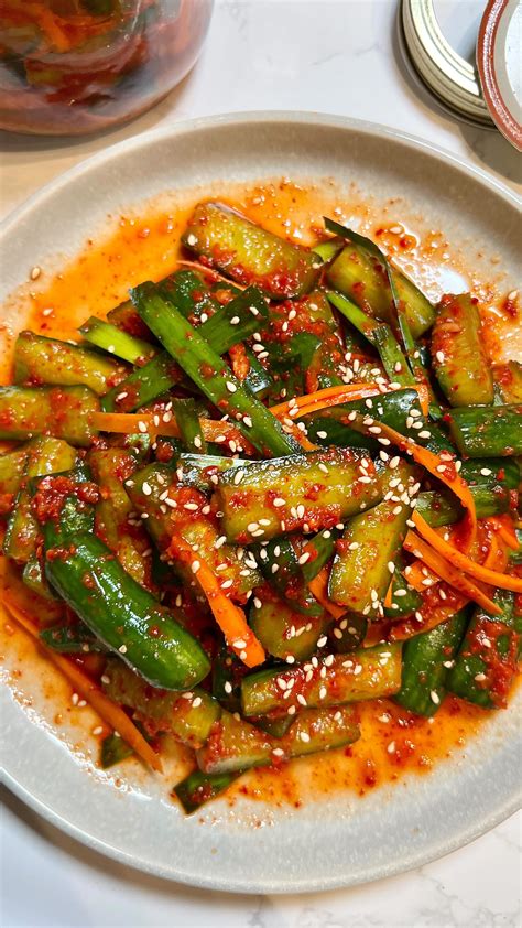 Cucumber Kimchi Oi Kimchi Iankewks