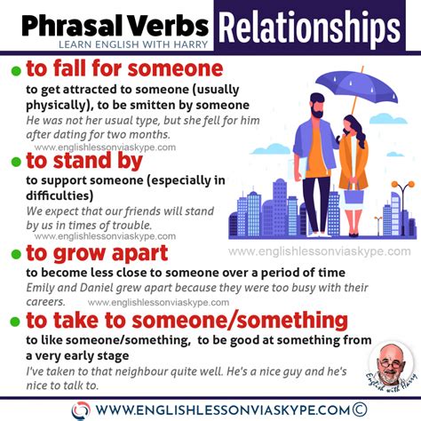 English Phrasal Verbs About Relationships Learn English With Harry