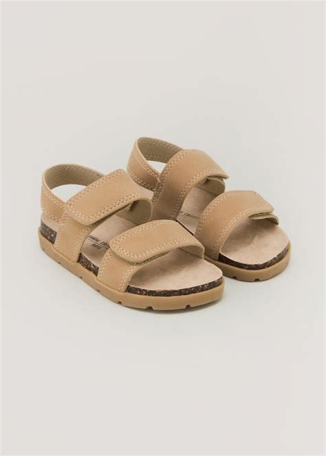 Boys Tan Footbed Sandals Younger 4 12 Matalan