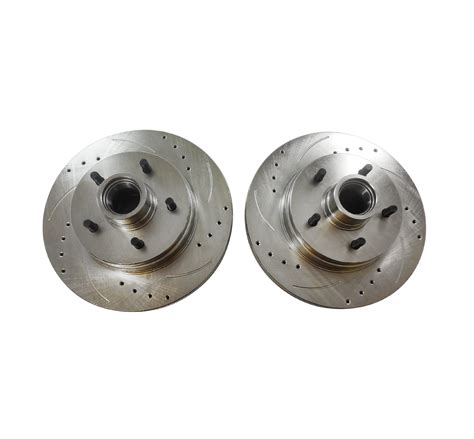 85 92 Camarofirebird 12″ Drilled And Slotted Front Brake Rotors 5 X 475