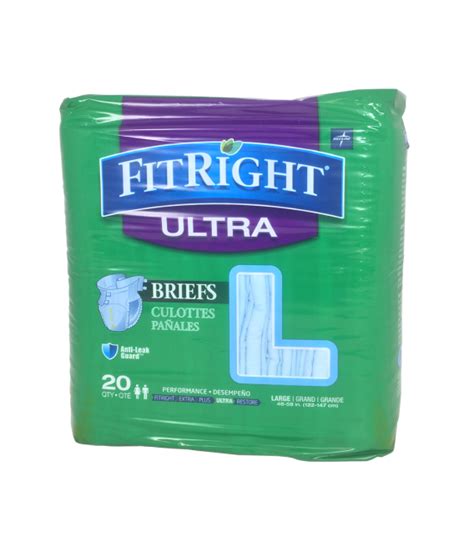 Fitright™ Ultra Briefs Extra Heavy Absorbency Case Cesco Medical