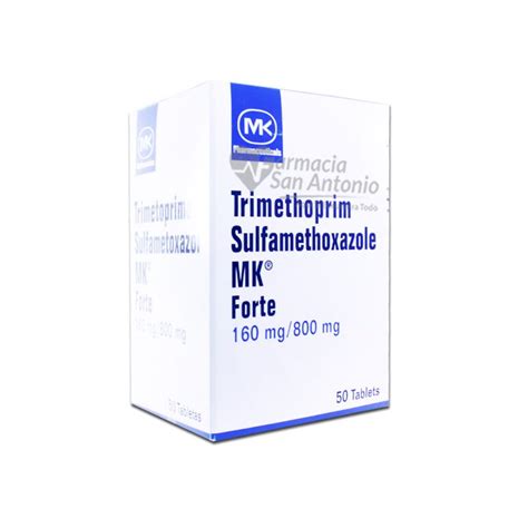 TRIMETOPRIN SULFA MK 160MG/800MG X 50 TABS & Farmacia San Antonio
