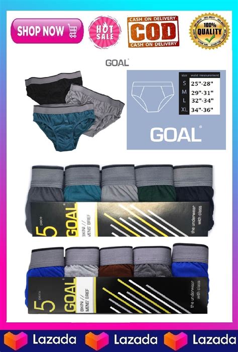 5PCS GOAL BIKINI BRIEF BY SORELLA NO CHOOSING OF COLORS FREE SHIPPING Lazada PH
