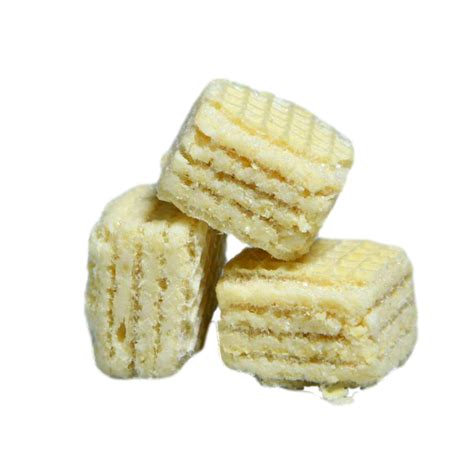 Three Wafer Biscuits Stacked On Top Of Each Other Cookies Good To Eat