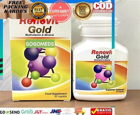 Renovit Gold Multivitamin Dan Mineral Isi Kaplet Lazada Indonesia