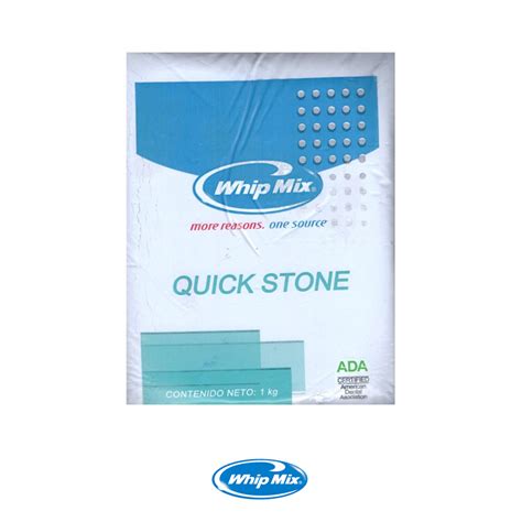 Yeso Tipo III Quickstone Azul 1kg Whip Mix Odontodo