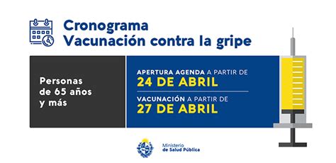 Campaña De Vacunación Antigripal En Marcha Ministerio De Salud Pública